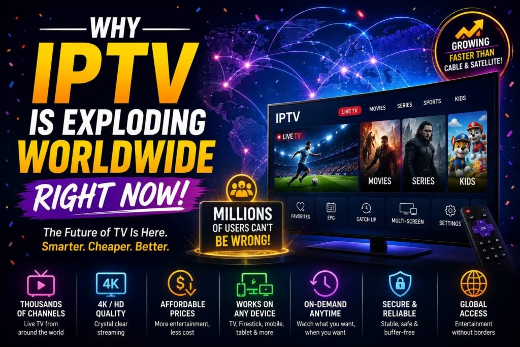 Why IPTV Is Exploding Worldwide Right Now - 4KTVPlan
