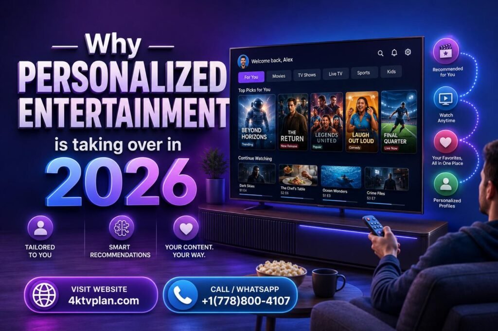 Why Personalized Entertainment Is Taking Over in 2026 - 4KTVPlan