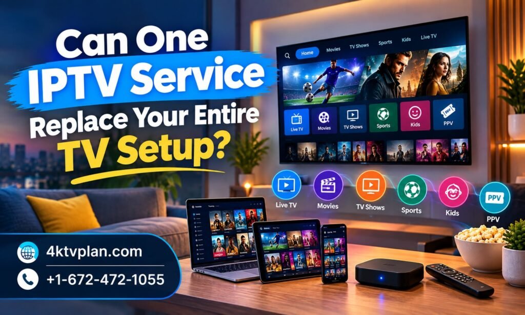 Can One IPTV Service Replace Your Entire TV Setup?
